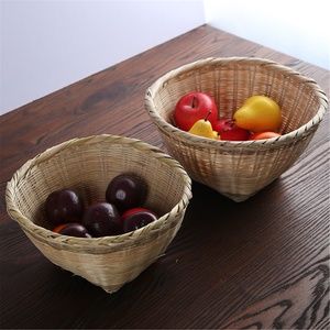 Bamboo woven small baskets, bamboo country baskets